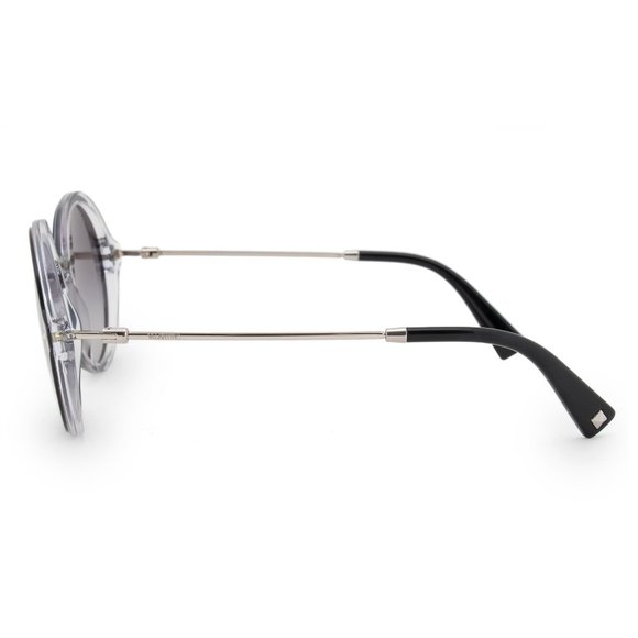 Valentino Grey Round Sunglasses